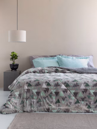 Κουβερτα Υπέρδιπλη 220x240 BLAKE GREY