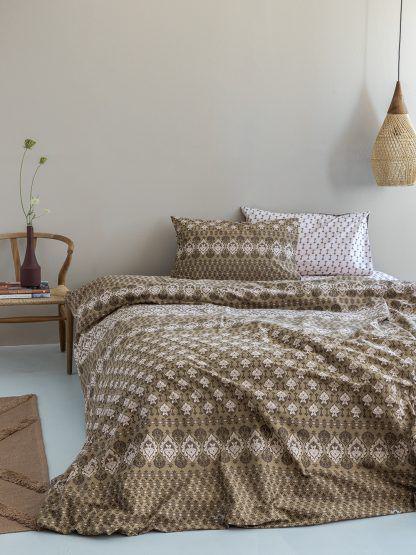 Palamaiki Σετ Μονά Σεντόνια Fashion Life 170x260 FL6218 Με Λάστιχο