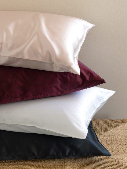 Palamaiki Μαξιλαροθήκη 50x70 Silka BORDEAUX