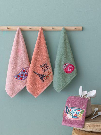 Palamaiki Σετ 4 Πετσέτες Κουζίνας Kitchen Towels 40x70 KT230