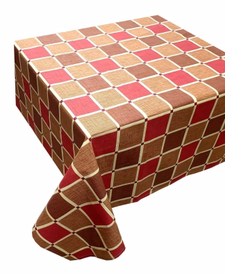 Τραπεζομάντηλο Καρό Polycotton Design-2 Red 140x140 Τραπεζομάντηλο Καρό Polycotton Design-2 Red 140x140