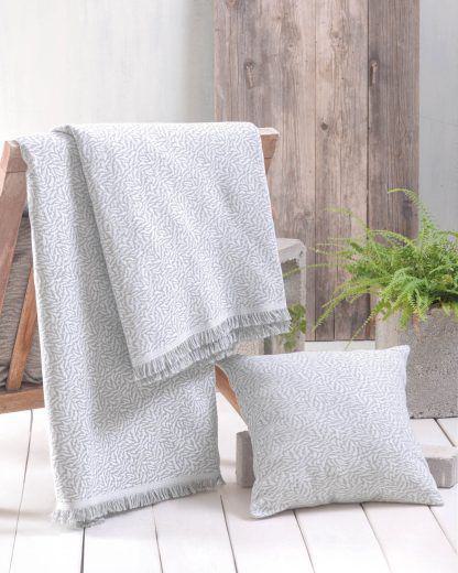 Rythmos Tessy Γκρι Ανοιχτο - Μαξιλαροθηκη 40X40