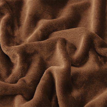 LINO ΚΟΥΒΕΡΤΑ ΒΕΛΟΥΤΕ PELLO BROWN 220X240