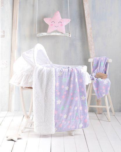 Rythmos Starday - Κουβερτα Αγκαλιασ Luminus (Flannel Fleece Με Sherpa) 80X110