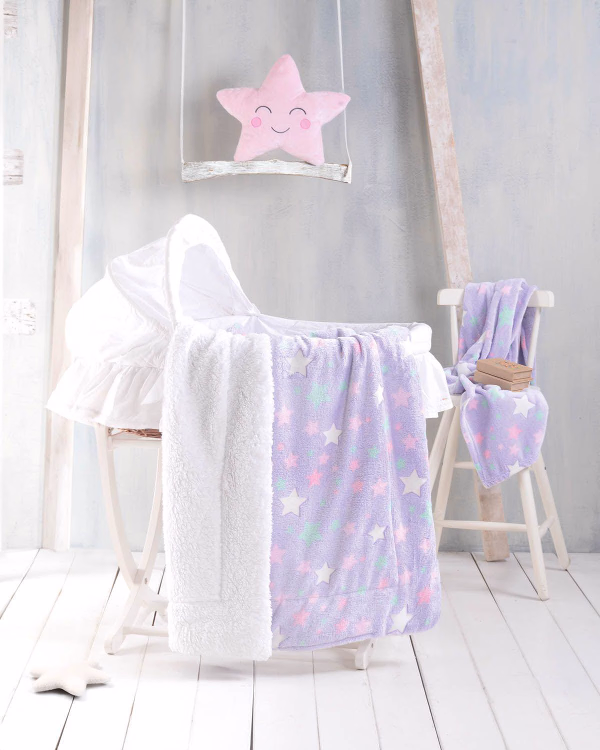 Starday - Κουβερτα Αγκαλιας Luminus (flannel Fleece Με Sherpa) 80x110 Starday - Κουβερτα Αγκαλιας Luminus (flannel Fleece Με Sherpa) 80x110