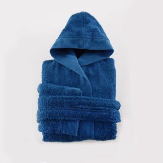 Twist - Μπλε Μπουρνουζι Παιδικο Με Κουκουλα Μπλε 14-16