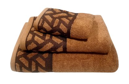 Πετσέτα Le Blanc Πεννιέ Ζακάρ 550gr/m2 MYKONOS Beige Σώματος 70x140