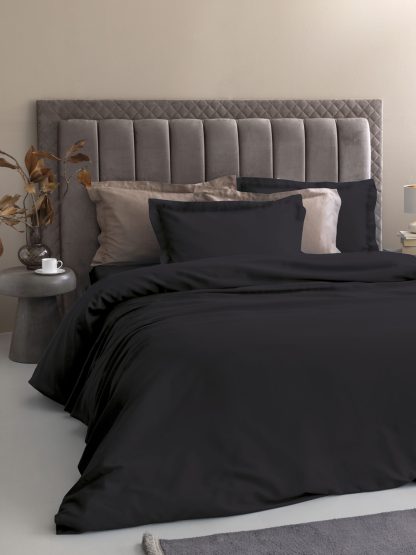 Palamaiki Σετ Υπέρδιπλα Σεντόνια 240x270 Posh Sateen BLACK