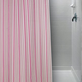 Palamaiki Κουρτίνα Μπάνιου 180x200 STRIPE PINK