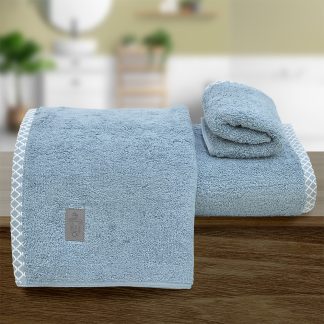 LINO Πετσέτα Χεριών (30x50) Marley Ντένιμ LINO Πετσέτα Χεριών (30x50) Marley Ντένιμ