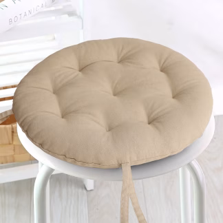 Μαξιλαρι Καρεκλασ Στρογγυλο Mad Beige