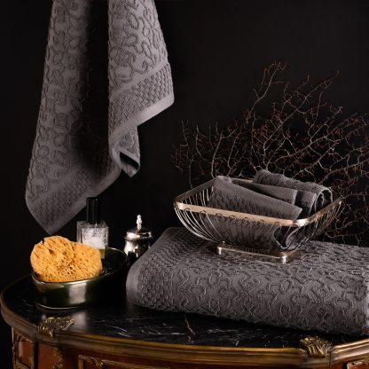 Melinen Home Πετσετεσ Σετ 3 Τεμαχιων Norya Anthracite 70Χ140