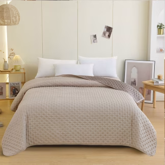 Κουβερλι Μονο Renzo Ecru/grey (160χ240)