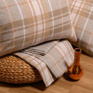 Melinen Home Σετ Κατωσεντονο Jonas Stone Blue (2 Τεμ.) Μονο (Λ) Και Μαξιλαροθηκη Ultra Line Mini 50X70cm