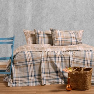 Melinen Home Σετ Σεντονια King Size Jonas Stone Blue Ultra Line 260X270