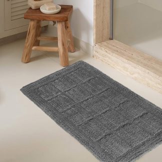 Melinen Home Πατακι Μπανιου Dante Dark Grey 50Χ80