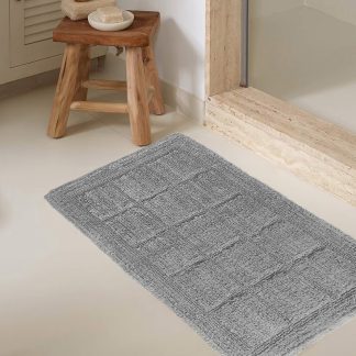 Melinen Home Πατακι Μπανιου Dante Light Grey 50Χ80