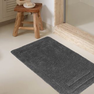 Melinen Home Πατακι Μπανιου Pilot Dark Grey 50Χ80
