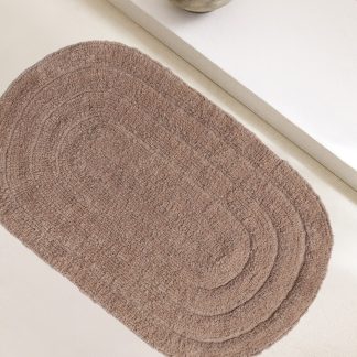 Melinen Home Πατακι Μπανιου Cooper Beige 50X80