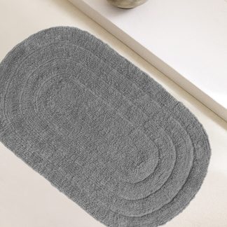 Melinen Home Πατακι Μπανιου Cooper Light Grey 50X80