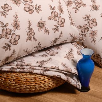 Melinen Home Σετ Κατωσεντονο Zane Beige (2 Τεμ.) Ημιδιπλο (Λ) Και Μαξιλαροθηκη Ultra Line Mini 50X70cm