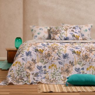 Melinen Home Σετ Σεντονια Μονα (Λ) Elrod Blue Casual Line 170Χ270