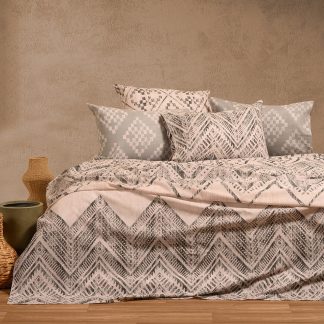 Melinen Home Παπλωματοθηκη Υπερδιπλη Barrio Grey Casual Line 225Χ245