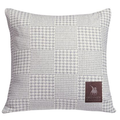 Greenwich Polo Club Διακοσμητικο Μαξιλαρι 42X42 2784 Γκρι - Εκρου Γκρι - Εκρου