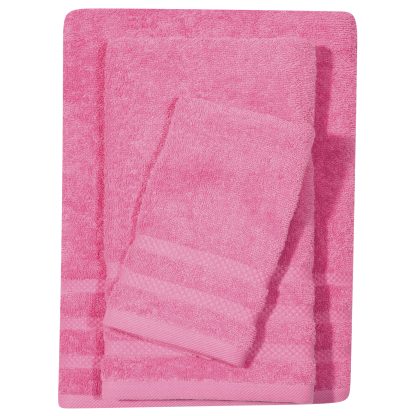 Das Home Πετσετα Προσωπου Happy 50Χ90 1236 Pink Pink