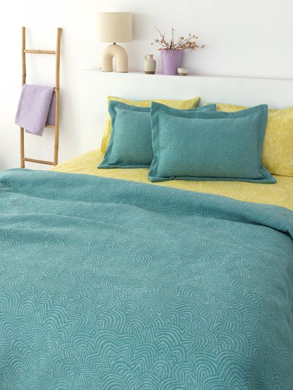 Palamaiki Κουβέρτα Matelasse 230X260 ADEL PETROL