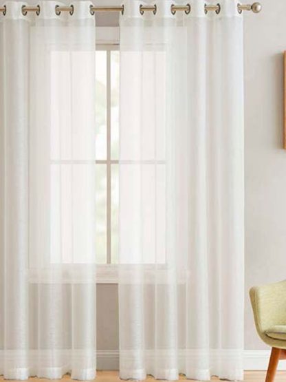 Palamaiki Κουρτίνα Με Τρουκς 140x260 BELE WHITE