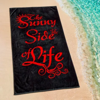 LINO ΠΕΤΣΕΤΑ ΘΑΛΑΣΣΗΣ SUNNY LIFE DGREY-RED 86X160