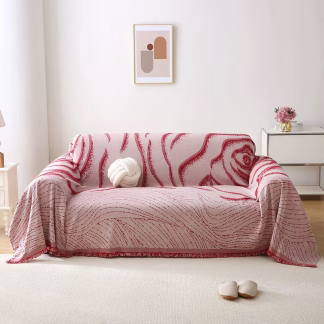 Ριχτάρια Σετ 2τμχ Art 8611 (180x250 + 180x300) Κόκκινο