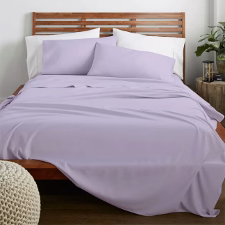 LINO ΣΕΝΤΟΝΙ CLARO LILAC 240X260 LINO ΣΕΝΤΟΝΙ CLARO LILAC 240X260