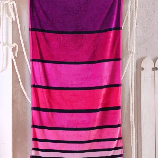Rythmos Cabana Pink - Πετσετα Θαλασσης Βελουτε 86X160 Ροζ