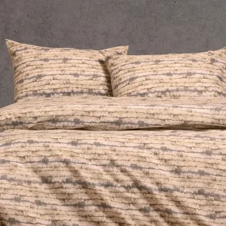 Melinen Home Σεντονι (Σετ 2 Τεμ.) 120Χ200 Ezra Grey Winter Line Mini 53X72cm