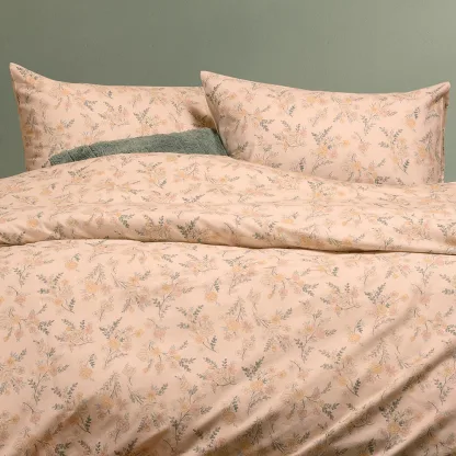Melinen Home Σεντονι (Σετ 2 Τεμ.) 120Χ200 Agnes Ecru Winter Line Mini 53X72cm