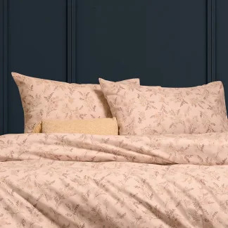 Melinen Home Σεντονι (Σετ 2 Τεμ.) 120Χ200 Agnes Rose Winter Line Mini 53X72cm