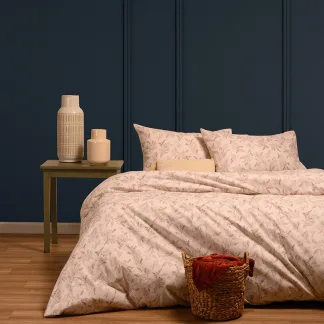 Melinen Home Σετ Σεντονια Φανελενια Μονα Agnes Rose (170X260) 170Χ260