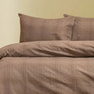 Melinen Home Σεντονι (Σετ 2 Τεμ.) 120Χ200 Solo Choco Winter Line Mini 53X72cm