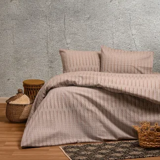 Melinen Home Παπλωματοθηκη Φανελενια Υπερδιπλη Tundra Grey (225X245) 225Χ245