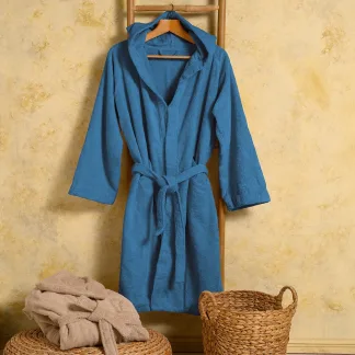 Melinen Home Μπουρνουζι Ενηλικων Bloom Jean Large L