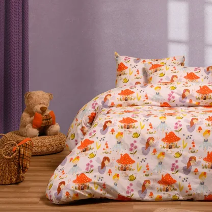 Melinen Home Σετ Σεντονια Μονα Magic Peach Kids Line (170X270) 170Χ270