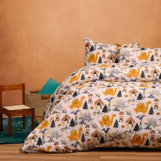 Melinen Home Σετ Σεντονια Μονα Explorer Blue Kids Line (170X270) 170Χ270