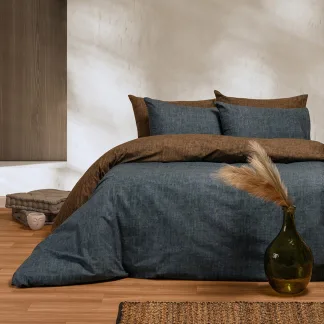 Melinen Home Σετ Σεντονια Μονα (Λ) Huan Petrol Ultra Line (170X270) 170Χ270