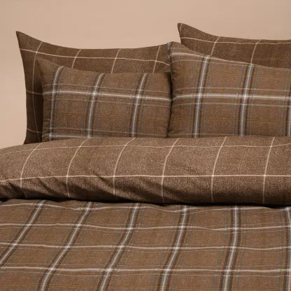 Melinen Home Σετ Μαξιλαροθήκες  (Π) Diego Mocca Ultra Line (50X70) 50Χ70