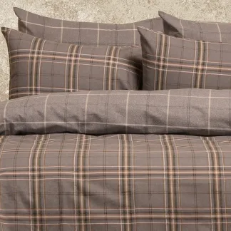 Melinen Home Σετ Μαξιλαροθήκες  (Π) Diego Grey Ultra Line (50X70) 50Χ70