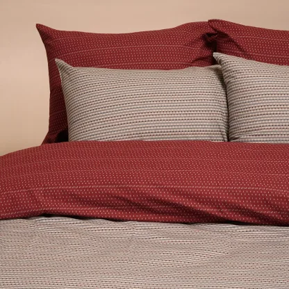 Melinen Home Σετ Μαξιλαροθήκες  (Π) Fakir Grey Casual Line (50X70) 50Χ70