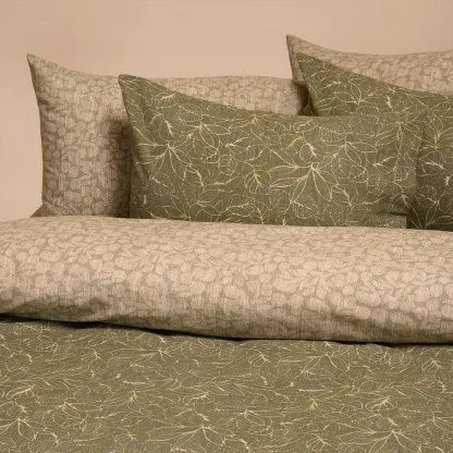 Melinen Home Σετ Μαξιλαροθήκες  (Π) Wang Olive Casual Line (50X70) 50Χ70