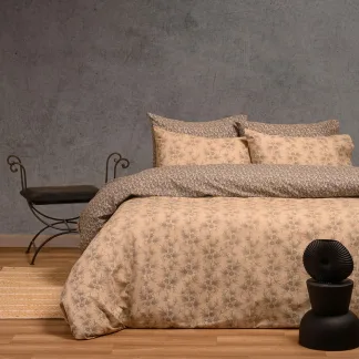 Melinen Home Σετ Σεντονια Μονα (Λ) Naya Grey Casual Line (170X270) 170Χ270